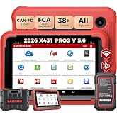 Launch X431 PROS V5.0 2026 Bluetooth Bidirectional Scan Tool with ECU Code | 2 Yrs Update, CANFD DOIP OBD2 Scanner, FCA SGW, 38+ Reset for All System Car Diagnostic, Upgraded of PROS Elite, Same as V+