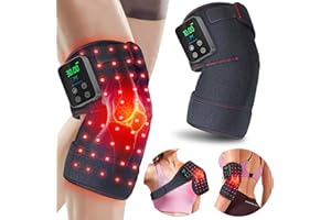 Red Light Therapy for Knee, Astarexin 72 LED Knee Wrap 3000mAh Rechargeable, Cordless Infrared Light Therapy Knee Brace Therapy Pad for Knee Shoulder Elbow Joint Relief, FSA or HSA Eligible