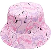 ZLYC Unisex Cute Unique Print Travel Bucket Hat Summer Fisherman Cap