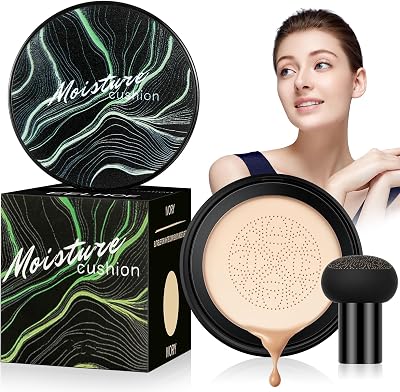 LOPHE Mushroom Head Air Cushion CC Cream Ivory White SPF Moisturising