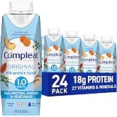 Compleat Original Nutritionally Complete Tube Feeding Formula, Unflavored, 24 Pack