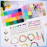WHEELIO 8500 Clay Beads Bracelet Making Kit for Teen Girls, Multicolor view 5