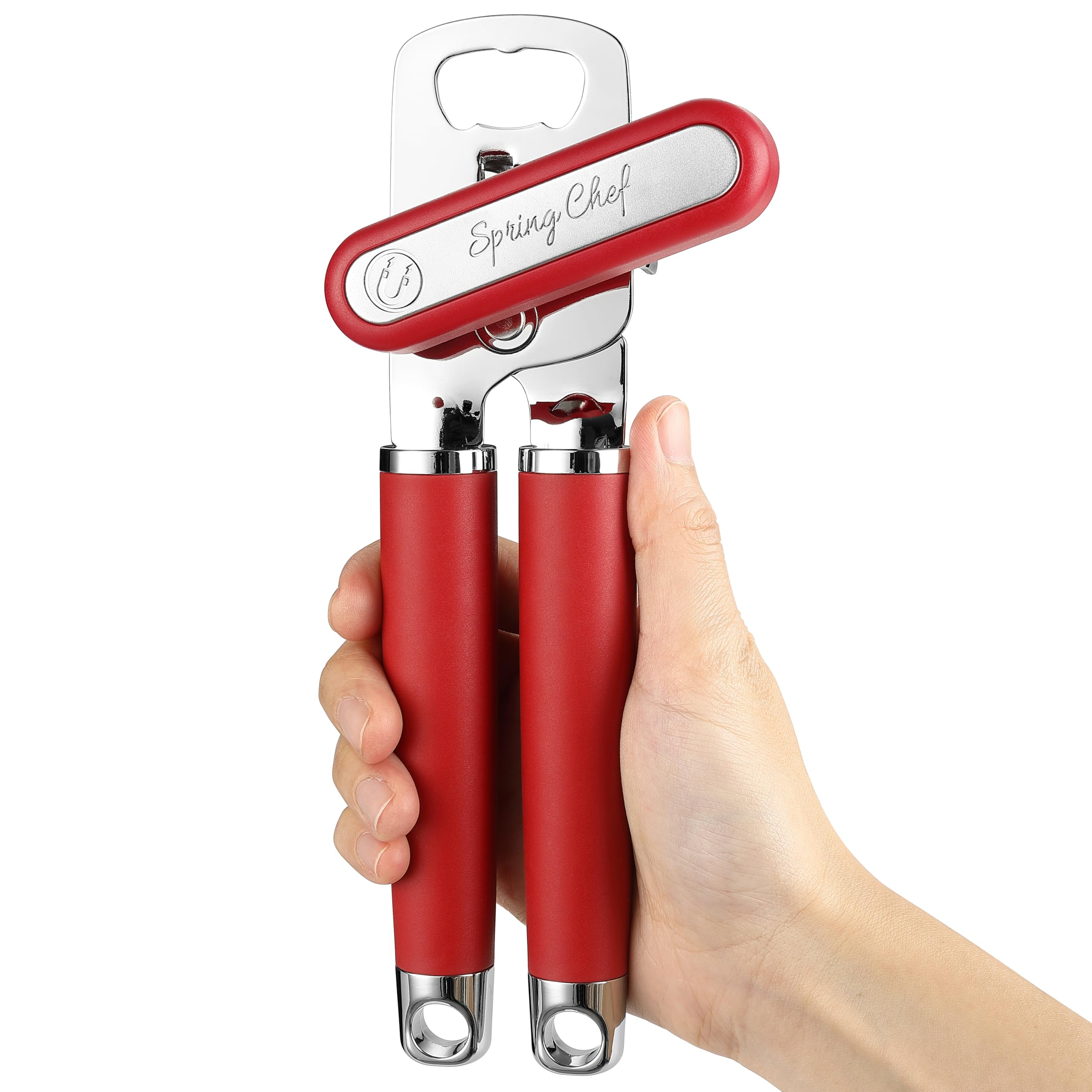 Spring Chef Stainless Steel Can Opener - Manual
