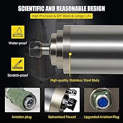 RATTMMOTOR CNC Spindle 3KW 220V Water Cooled