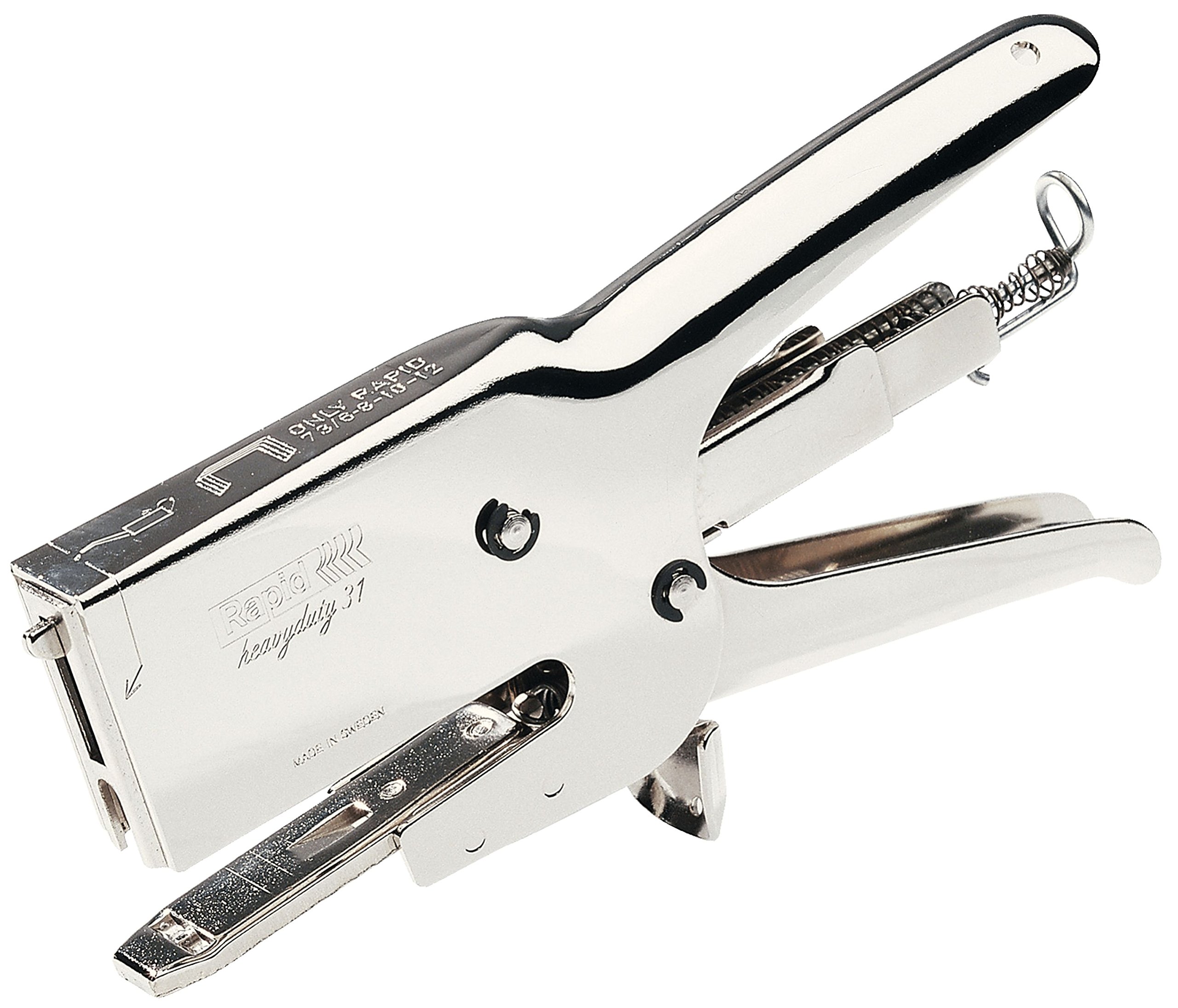 Rapid HD31 Heavy Duty Stapling Pliers, 70 sheet capacity, High Volume Stapling, Includes 2 Anvils, Metal, Silver, 10540301