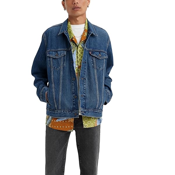 RUMAOZIA Denim Jacket Men's Transition Jacket Trucker Jacket Men's Denim Jackets With Buttons Jeans Cargo Jacket Denim Jacket Casual Jacket Vintage Classic Autumn Winter Outdoor Jacket Hiking Jacket