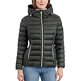 Michael Kors womens Packable Puffer Jacket, Lightweight Down Alternative