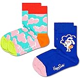 Happy Socks Boys' 2-Pack Kids Clouds Sock
