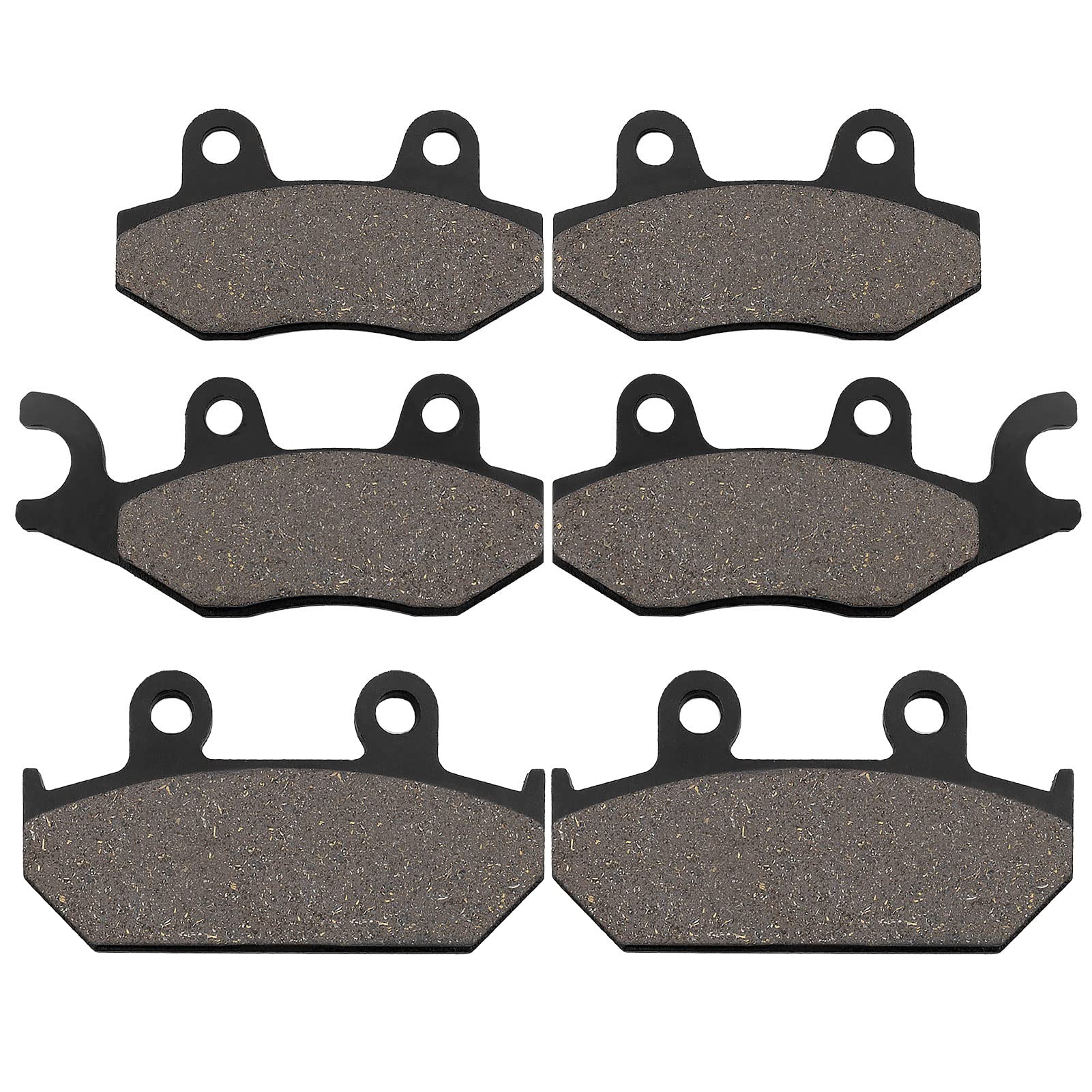 Cyleto Kevlar Carbon Brake Pads for Suzuki AN 400 Burgman, Skywave, ABS 2009-2013, Non ABS 2007-2013, Skywave SS 2008, Type M 2007-2008