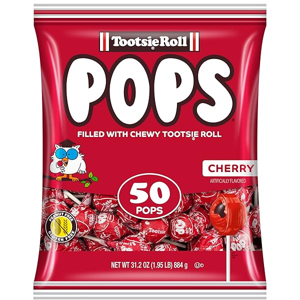 TOOTSIE POPS SINGLE FLAVOR BAG – CHERRY FLAVORED...
