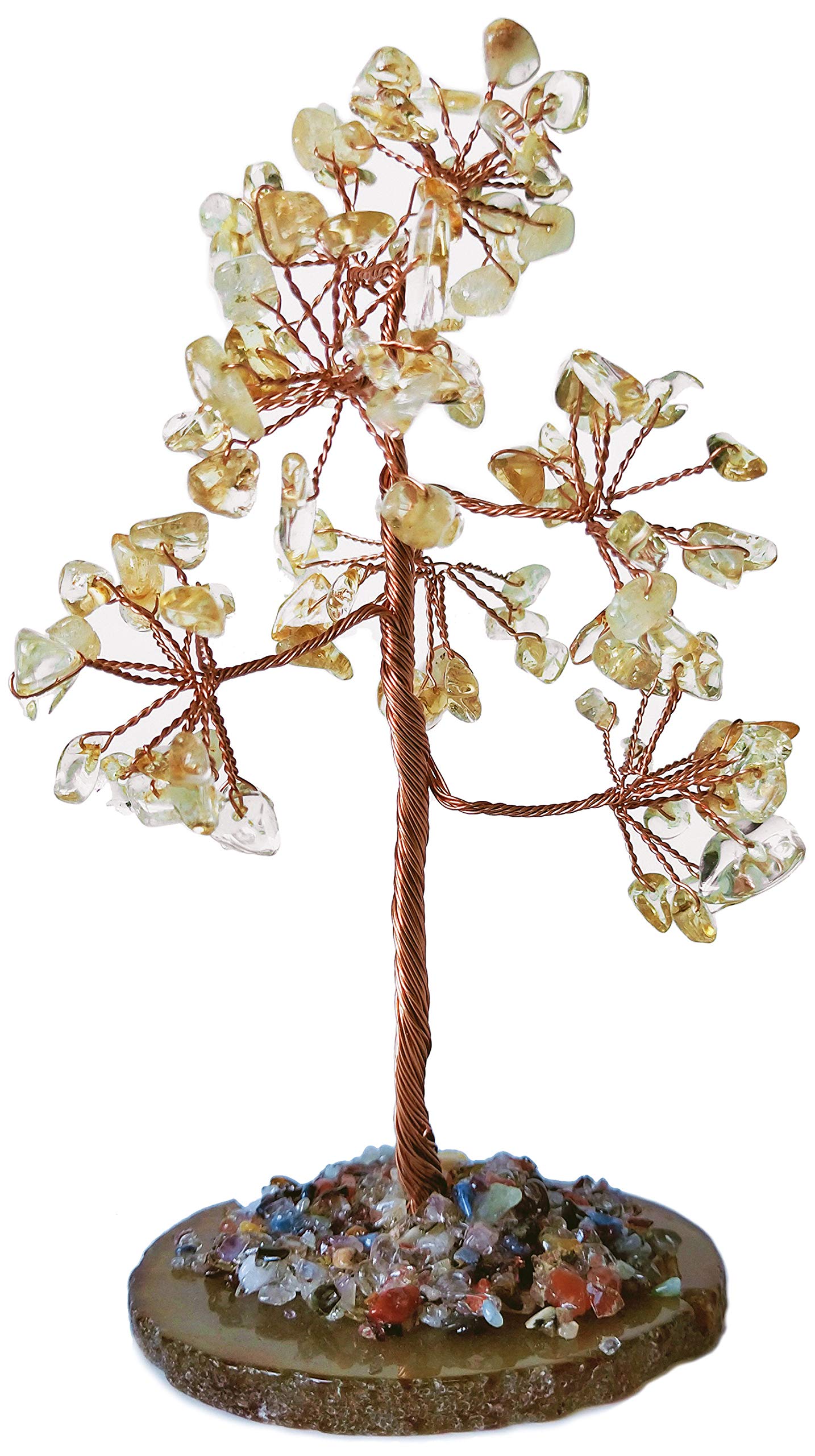 Mina Heal Healing Crystals Tree/Bonsai Tree for Home Decor, Room Decor and Office Desk, Spiritual Gifts for Energy Healing, Good Luck Gifts for Wealth & Prosperity, and Decorative Home Accessories