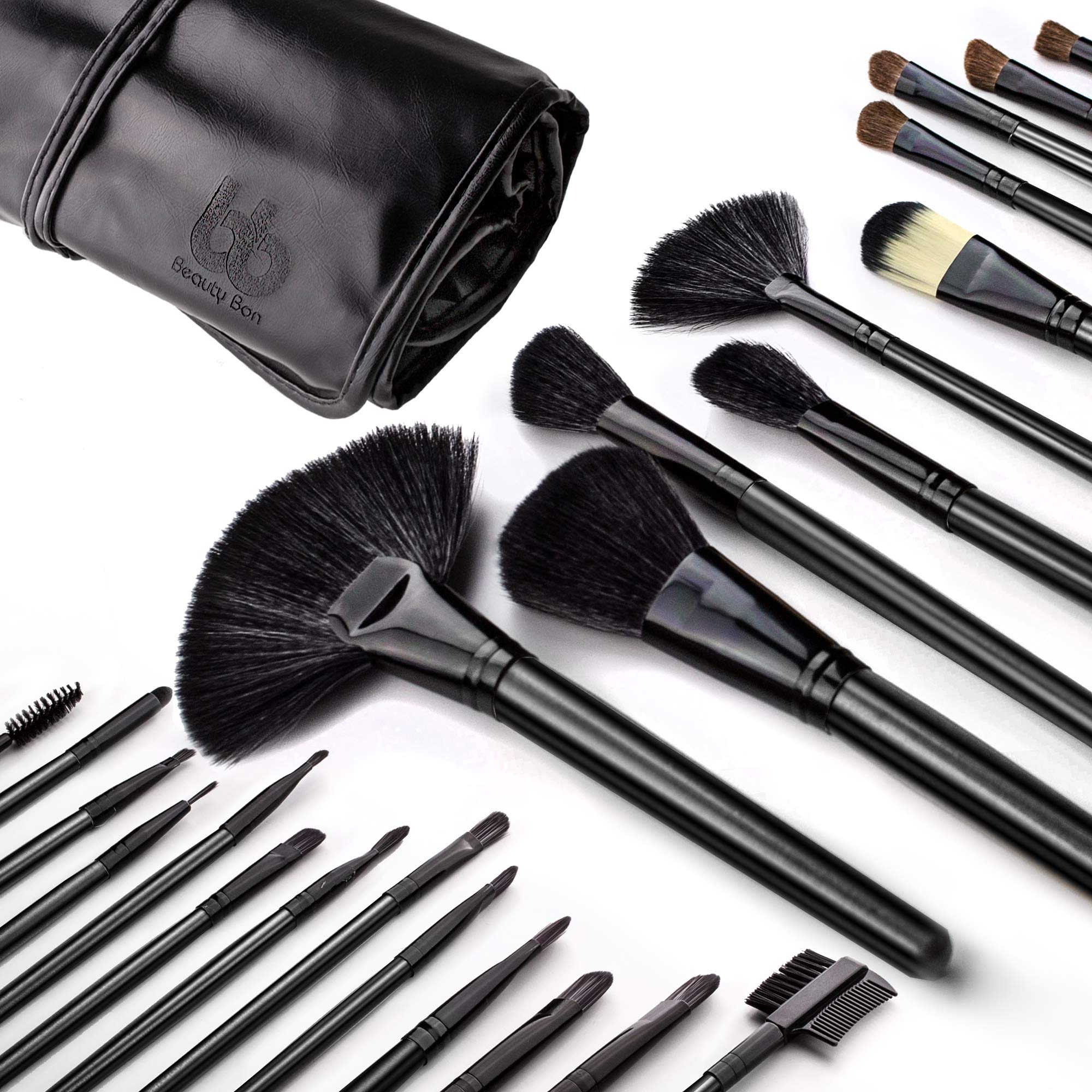 Best Professional Makeup Brushes Set - 24 Pc Cosmetic Make up - Beauty Blending for & Cream