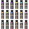 Metallic Acrylic Paint Set 18 Colors Metallic Paints Non Toxic for Artists Beginners Painting on Rocks Crafts Canvas Wood Fab