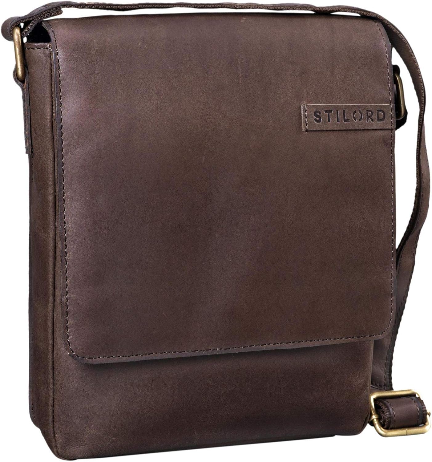 Borsa Uomo Tracolla STILORD 'Pete' Borsello Uomo In Vera Pelle