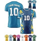 Custom Soccer Jersey Personalized Uniform Team Name Number Logo for Kids Youth Boys Men – Camisetas de Futbol para Hombres