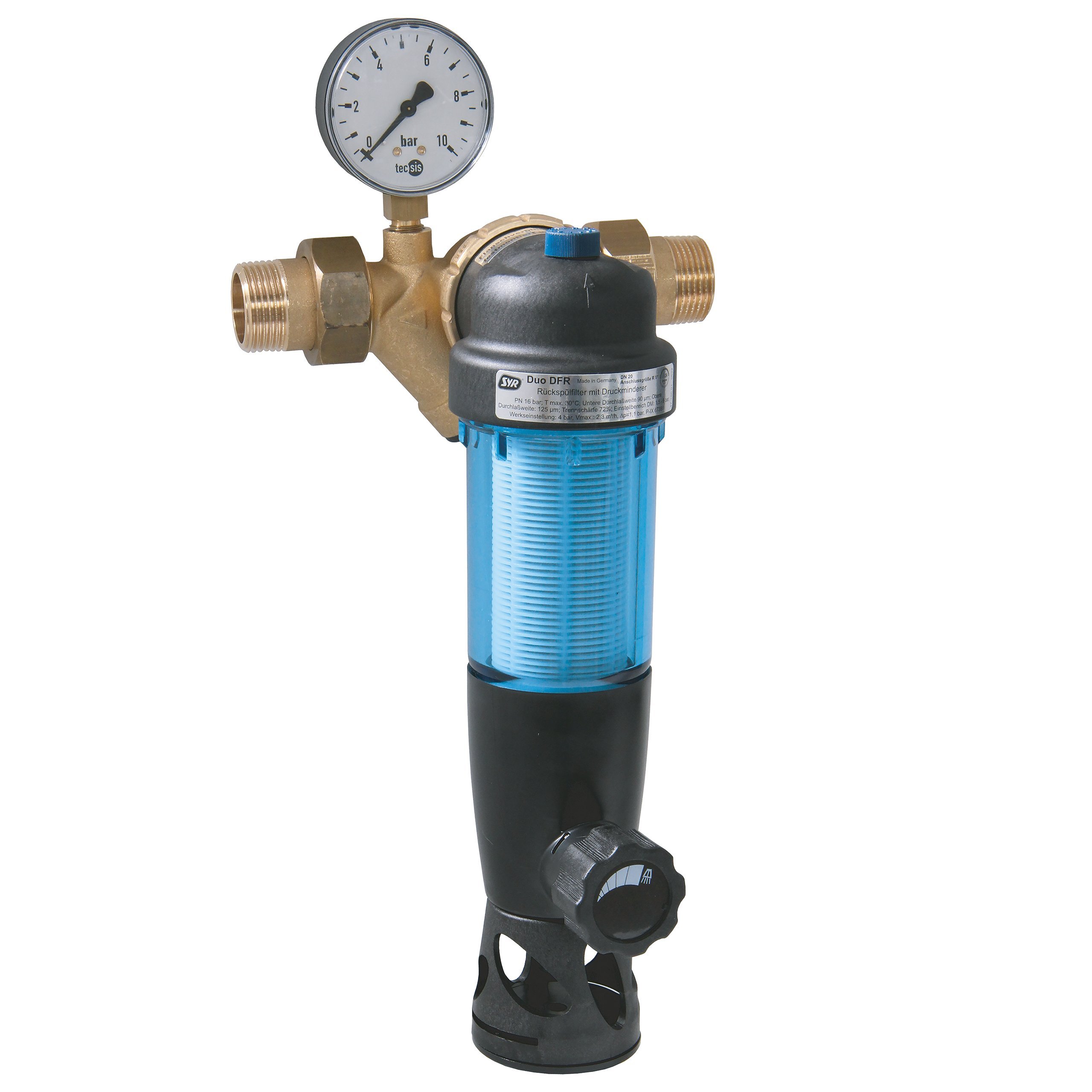 SYR Backwash Filter with Pressure Reducer 1 inch