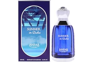 Anfar 1950 Summer in Dubai Eau de Parfum 100ml – Fresh Citrus, Cardamom & Musk | Long Lasting Perfume | Luxury Arabic Fragran