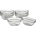 Luminarc Stackable 3 Inch Glass Pinch Bowl, Set of 6