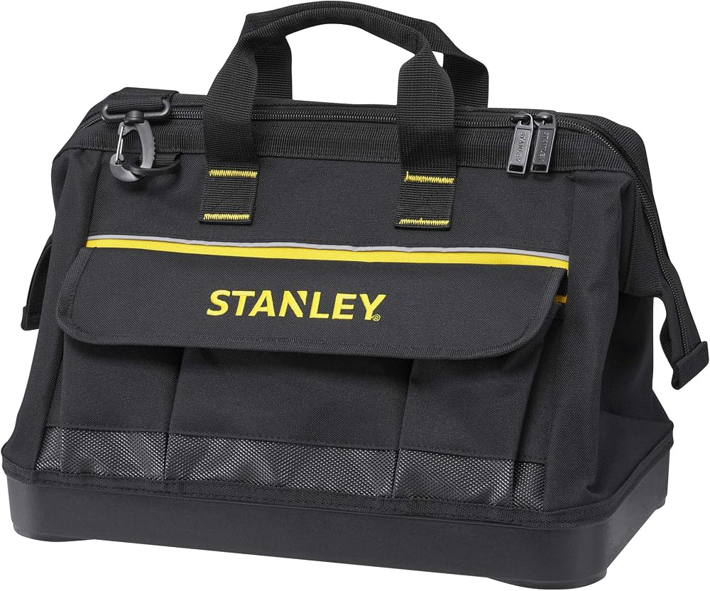 Stanley 600 Denier Open Mouth Tote Tool Bag Multi-Pocket 16 inch