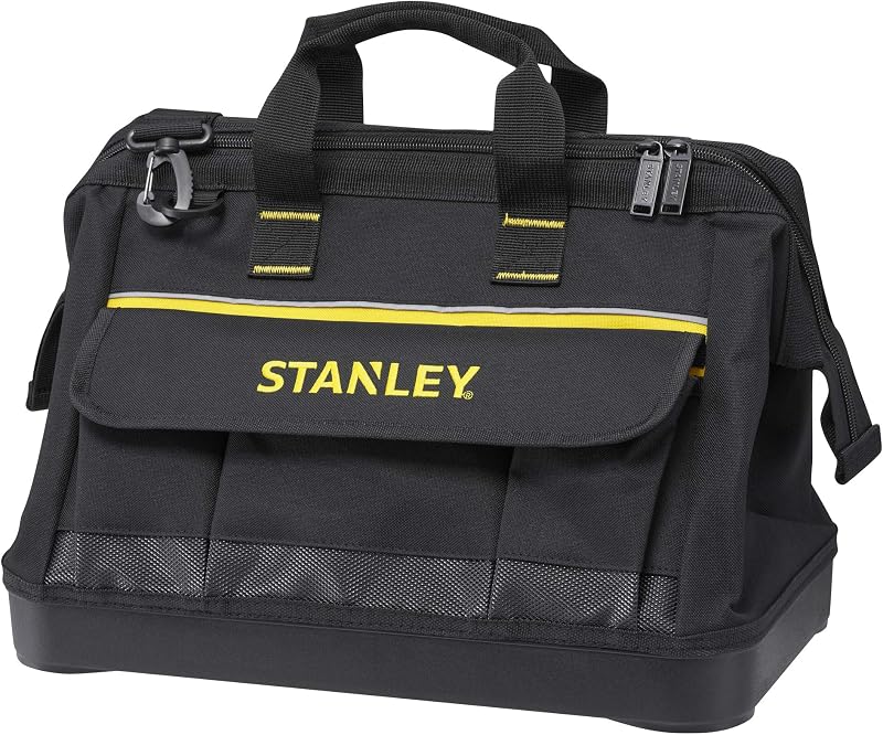 Stanley 600 Denier Open Mouth Tote Tool Bag Multi-Pocket 16 inch