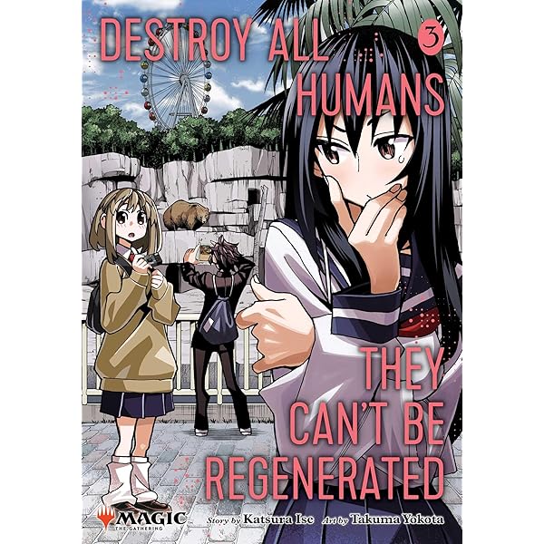 mtg manga promo card Destroy All Humans. They Can't Be Regenerated. A Magic: The Gathering Manga,  Vol. 1: Limited edition Magic: The Gathering card included in first  printing!: Ise, Katsura, Yokota, Takuma: 9781974747214: Amazon.com: Books