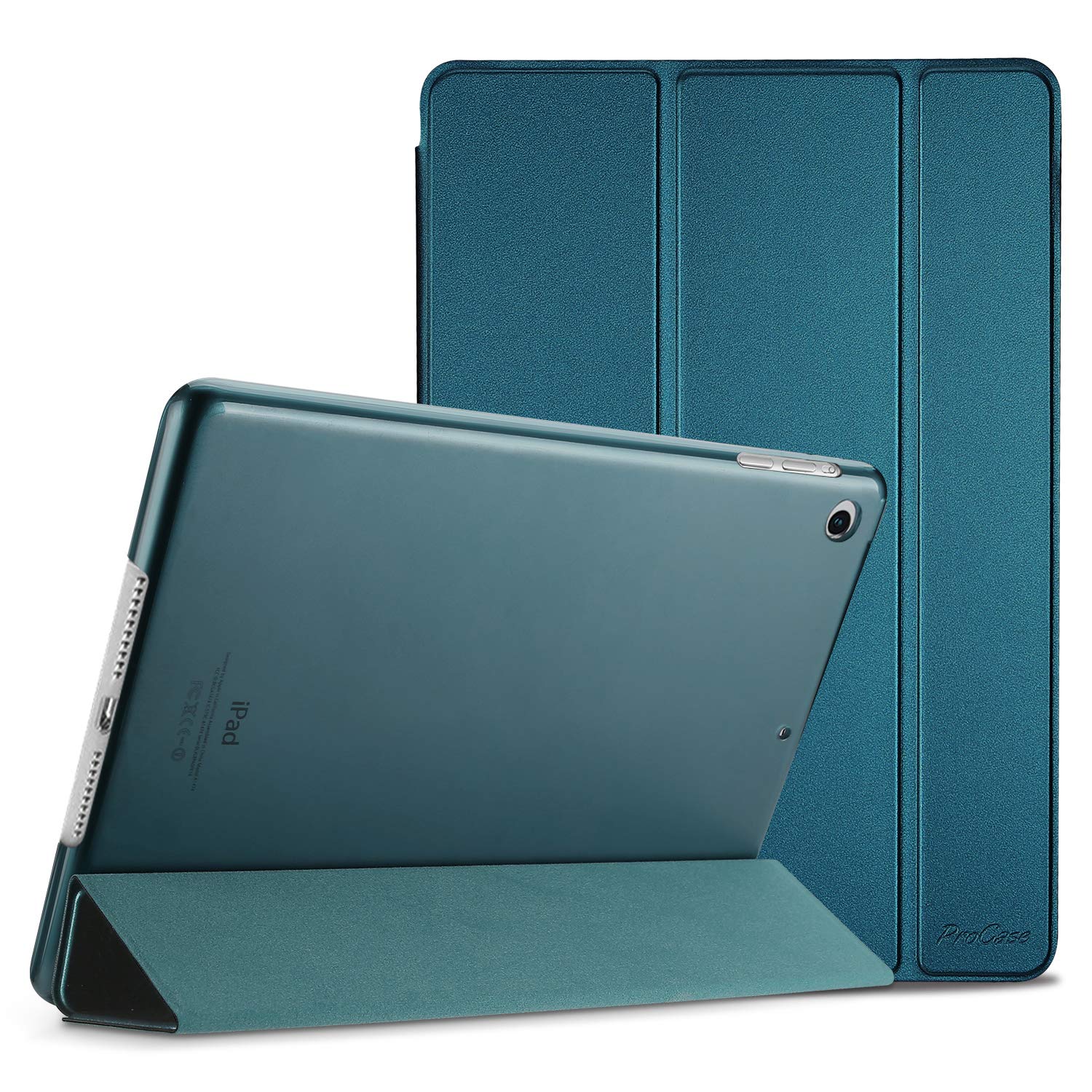 ProCase Smart Case for iPad Air 1st Generation 9.7 Inch, Protective Cover for iPad Air 1 Edition 2013 Model (A1474 / A1475 / A1476) -Teal