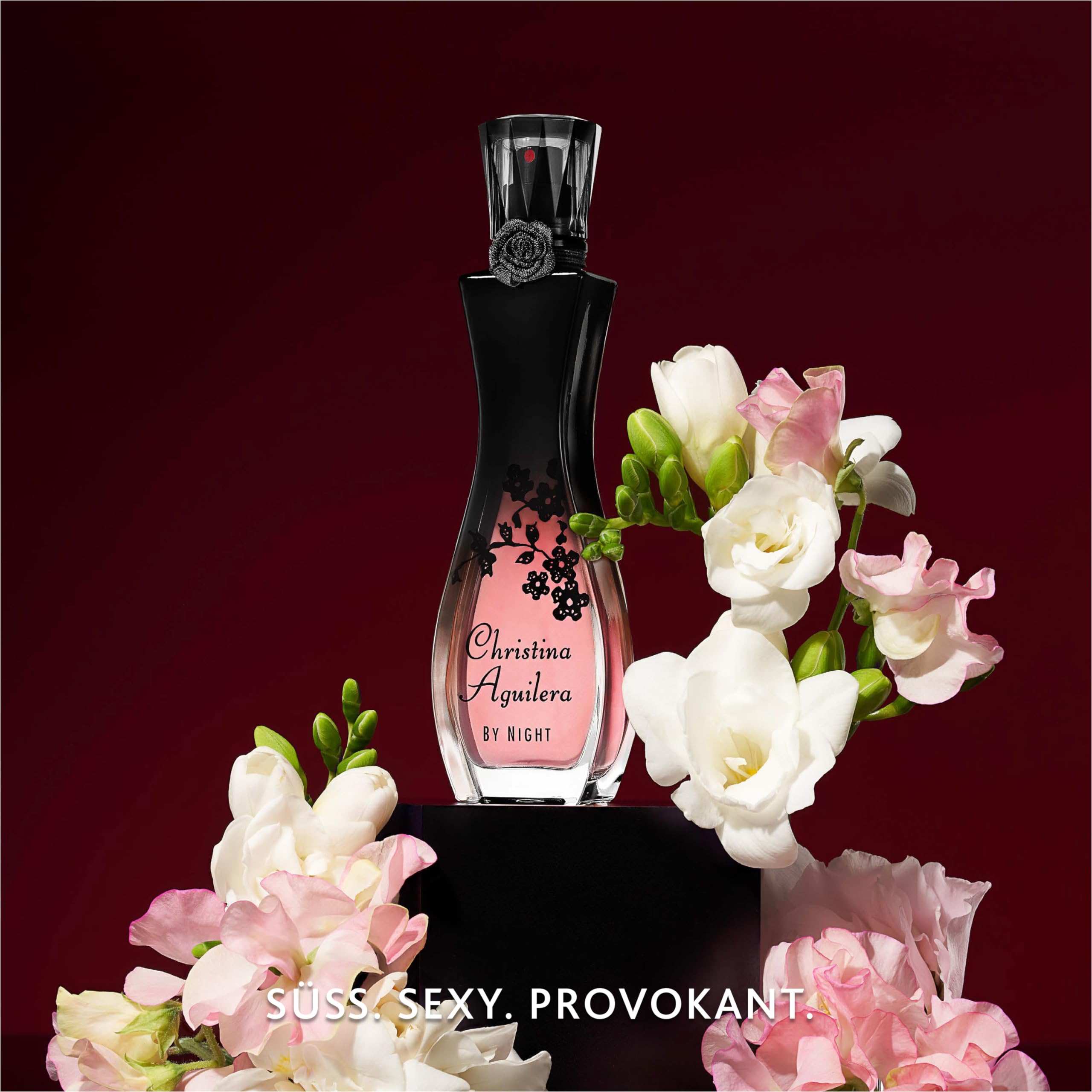 Christina Aguilera - By Night Parfüm, femininer, verführerischer und sinnlicher Duft, mit Pfirsichblüte, blumige, orientalische und fruchtige Noten, ideal für den Sommer, Parfüm für Damen - 50 ml 4