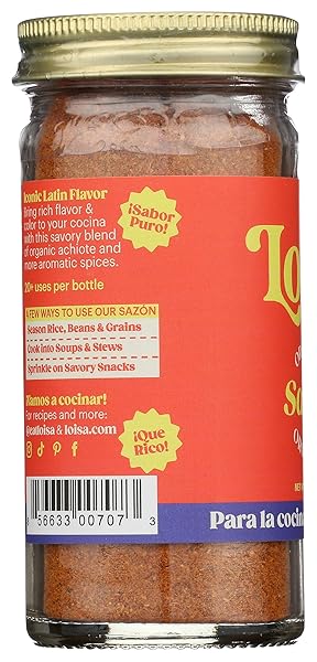 LOISA, SEASONING SAZON ORGANIC, 2.3 OUNCE