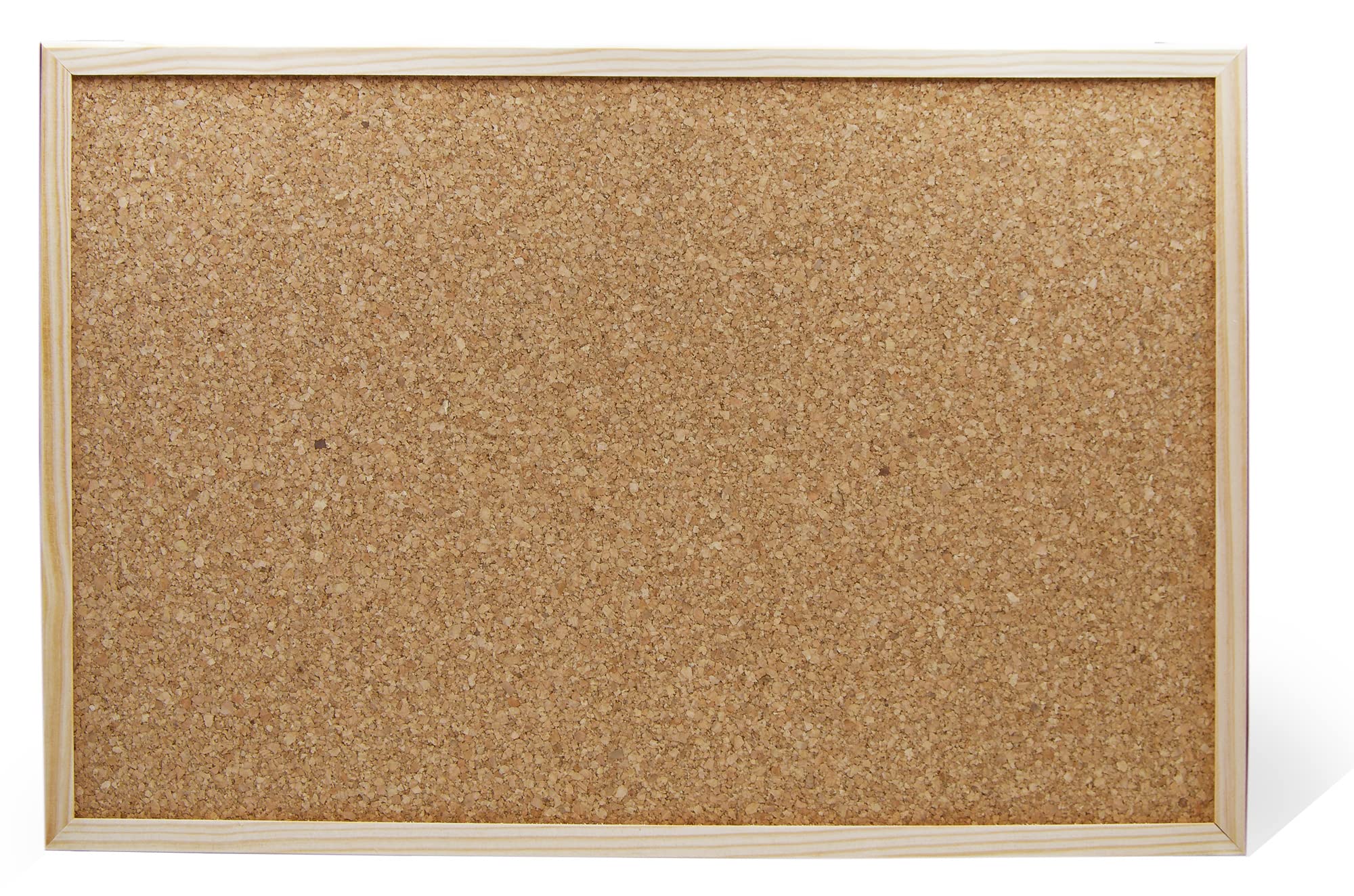 OFITURIA ® Sturdy Laminated Cork Wall Board with Wooden Frame (600 x 400 mm)