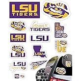 LSU Stickers for Gift, Car, Water Bottle, Laptop, and Phone for Louisiana State Football Fans and University Graduates (LSU Tigers)