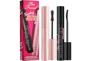 Too Faced Foreplay & Better Than Sex Duo | Dramatic Volume + Length Mascara and Primer Gift Set, 0.54 Fl Oz, Black