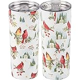 Primitives by Kathy Winter Cardinal Coffee Tumbler