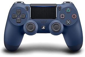 DualShock 4 Wireless Controller for PlayStation 4 - Midnight Blue (Renewed)
