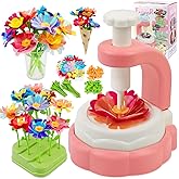 Broytain Fabric Flower Bouquets Toys, DIY Flower Bouquet Craft Kit for Kids, Arts & Crafts Educational Toys for Girls Ages 4–8, Preschool Learning & Birthday Activities