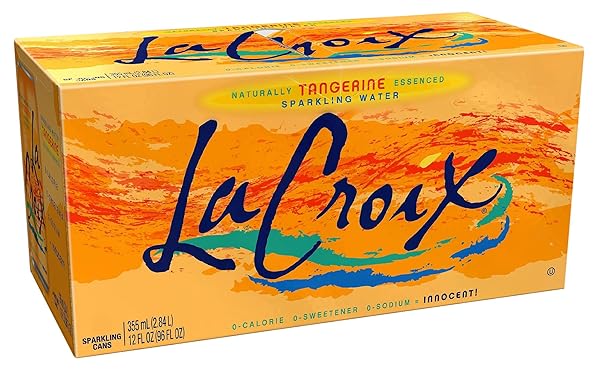 LA CROIX, TANGERINE SPARKLING WATER, 12 OZ,