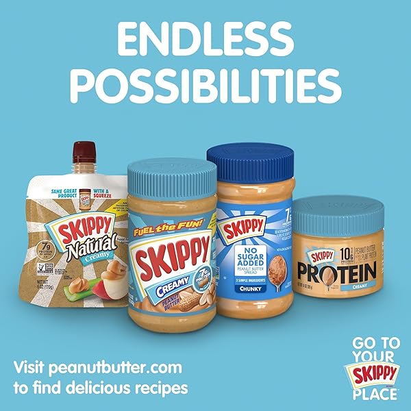 SKIPPY CREAMY PEANUT BUTTER, 5 POUND