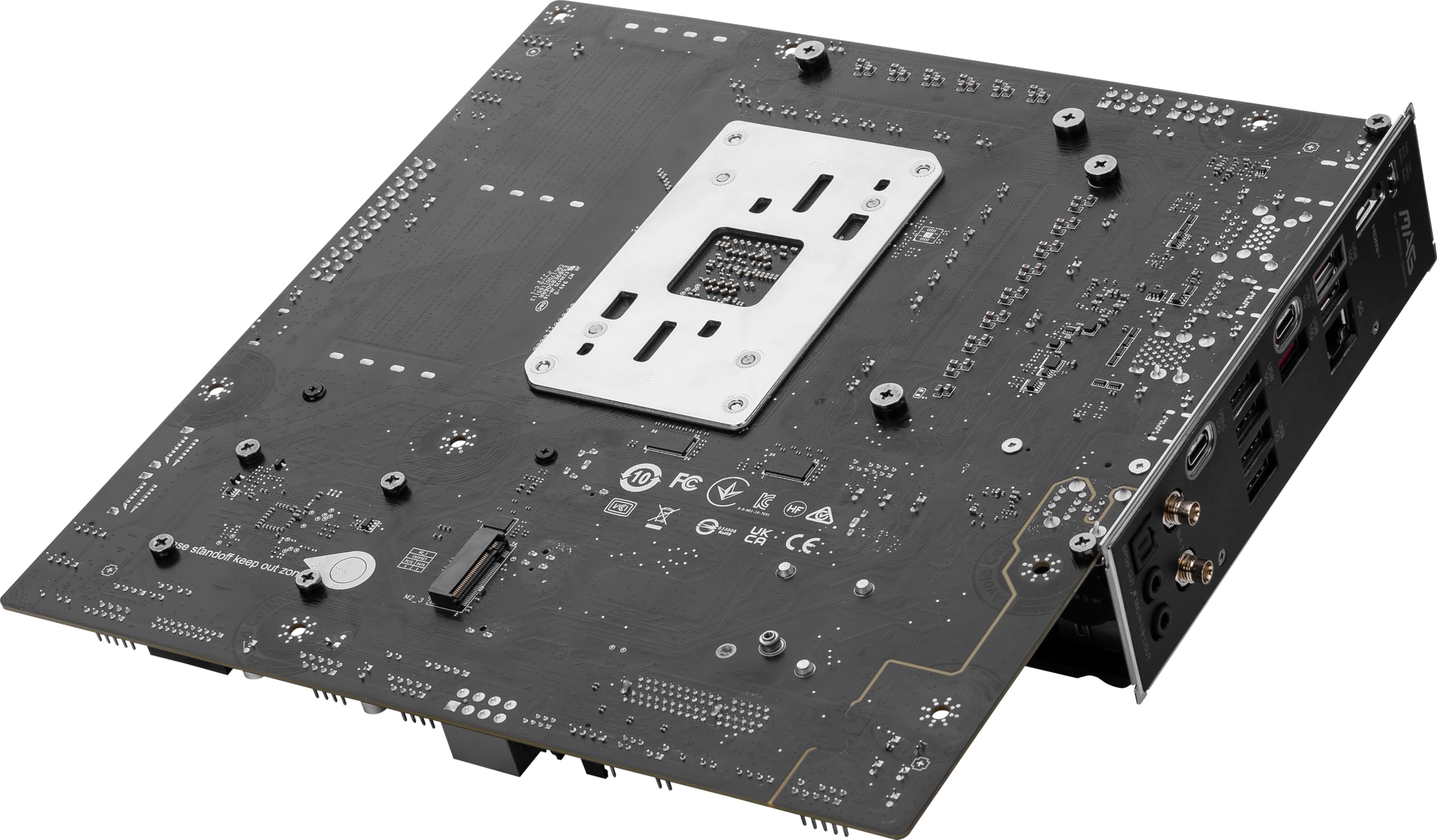 MSI MAG B850M Mortar WiFi Motherboard, mATX - Supports AMD Ryzen 9000/8000 / 7000 Processors, AM5-60A SPS VRM, DDR5 Memory Boost 8200+ MT/s (OC), PCIe 5.0 x16, M.2 Gen5, Wi-Fi 7, 5G LAN