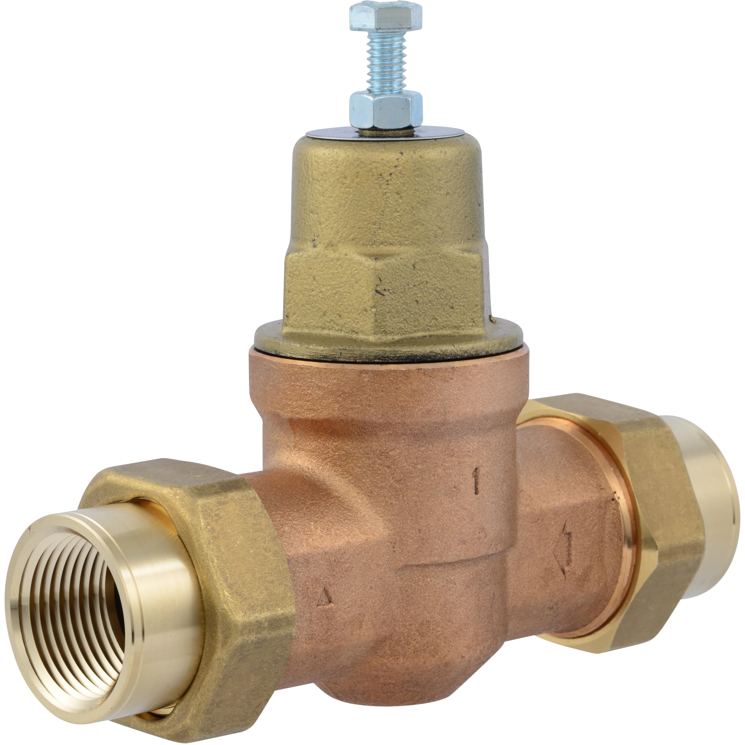 Photo 1 of Cash Acme EB45 Pressure Regulating Valve, Double Union, 1 Inch NPT Female, Metal Top, 60 PSI, PVA20M-DUTH-60