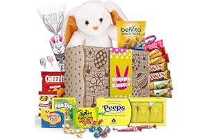 CHARMED CRATES Premade Easter Baskets for Kids - Easter Treat Boxes Already Filled for Boys and Girls, Adults, and Teens