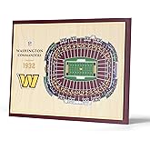 YouTheFan NFL Washington Commanders 5-Layer StadiumViews 3D Wall Art