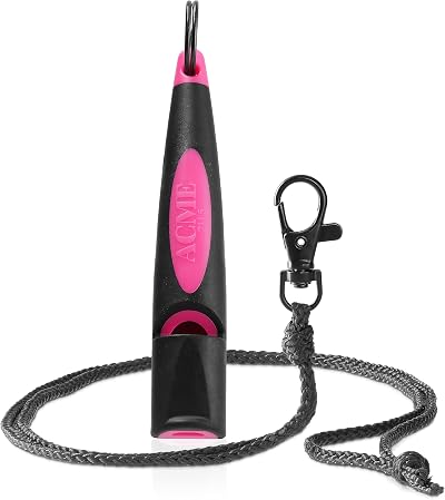 ACME Dog Whistle No. 211.5 Matte Black with Free Whistle Band Alpha Ideal