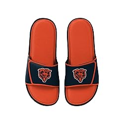 FOCO Chicago Bears NFL Mens Foam Sport Slide - L