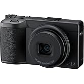 RICOH GR IV Monochrome Premium Digital Compact Camera | APS-C Size CMOS Sensor, 28mm F2.8 GR Lens, built-in Red Filter, in-body SR