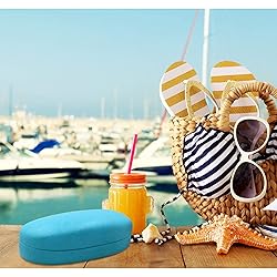 MyEyeglassCase - Hard Sunglasses Case in Turquoise