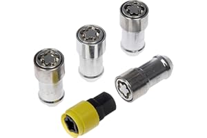 Dorman 712-280 1/2-20 Deep Wheel Lock Set Compatible with Select Models, 5 Pack