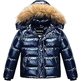 CREATMO US Boy's Water Resistant Winter Coats Warm Fleece Lined Outwear Windbreaker Ski Jacket
