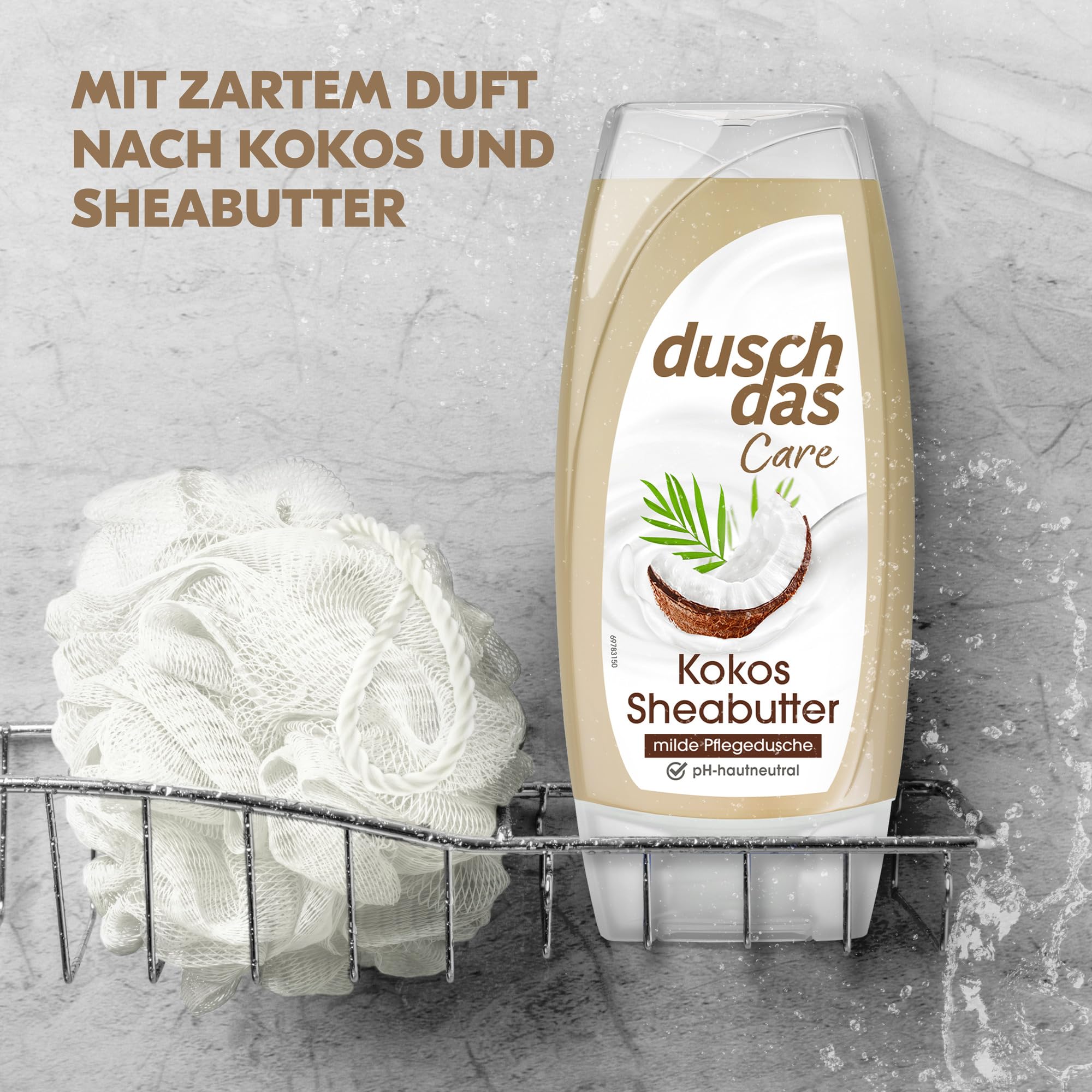Duschdas Care Duschgel Kokos & Sheabutter Milde Pflegedusche ph-hautneutral 6x 225 ml 5
