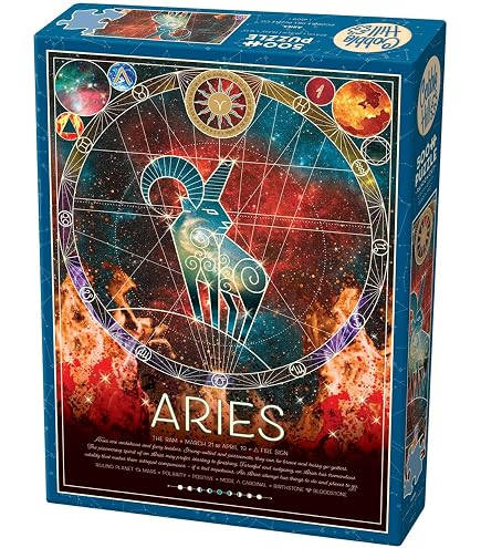 Cobble Hill Puzzle Sternzeichen Krebs 500 Teile – Inkl. Poster, 49 X 68 Cm, Random Cut, Nachhaltig, Ab 12 Jahren