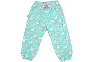 JAN & JUL Waterproof Puddle-Dry Rain Pants for Toddlers and Kids