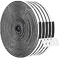 Yotache Weather Stripping Door Seal Strip 1/4" x 1/8", 5 Rolls x 16.5ft, New Adhesive Foam Insulation Seal Tape for Door Jamb